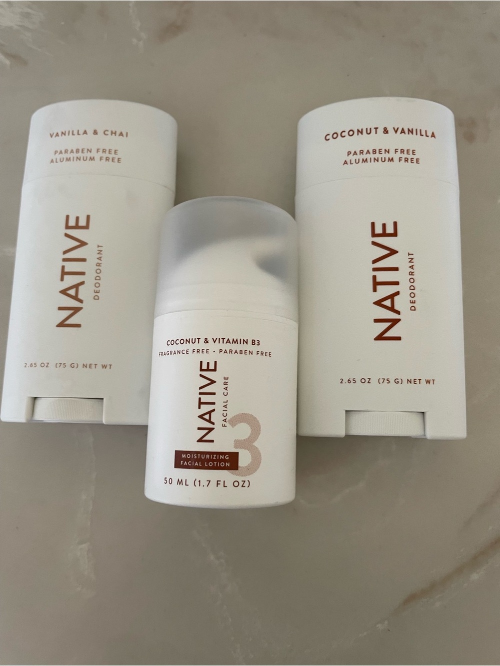 Bundle of 3 Native products